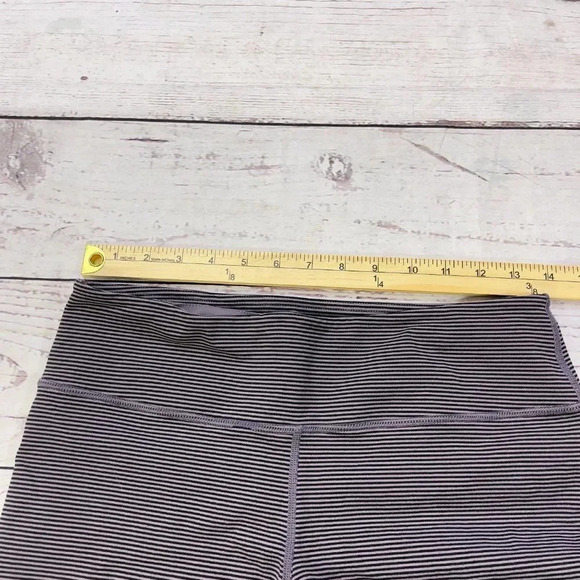 Glyder Striped Cropped Legging White Black Stripe - Picture 7 of 11